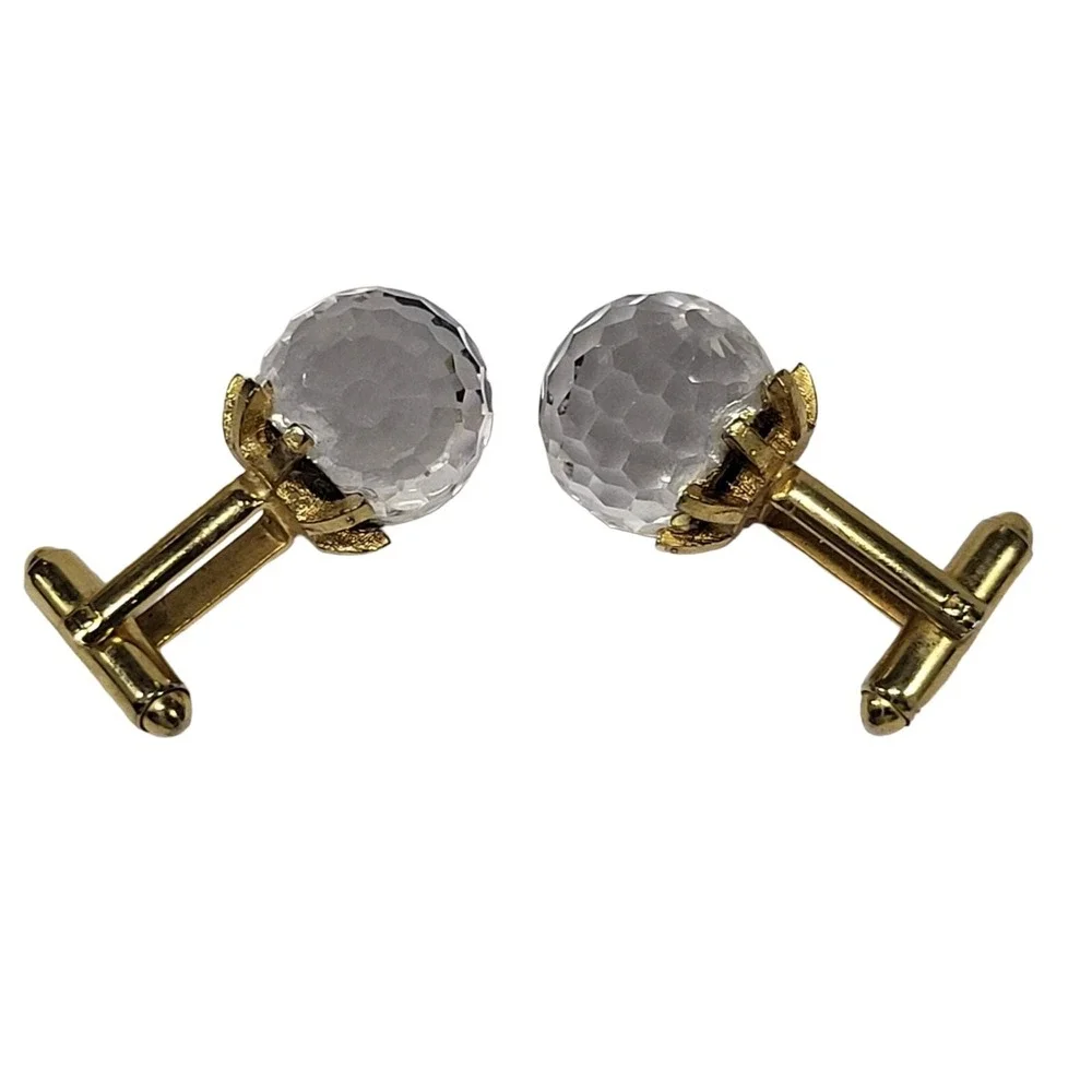 Vintage‎ Genuine Austrian Crystal DANTE CuffLinks WOW
